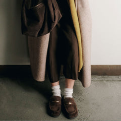 Jodero Dk Brown Suede Flats