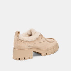 Milza Plush Dune Suede Loafers