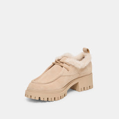 Milza Plush Dune Suede Loafers