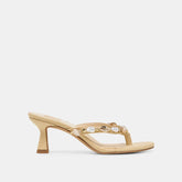 Daksie Lt Natural Raffia Heels