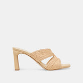 Gitel Lt Natural Raffia Heels