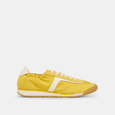 Sariya Yellow Nylon Sneakers