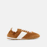 Shyla Cognac Suede Sneakers