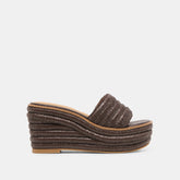 Throne Chocolate Raffia Wedges
