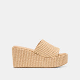 Joclyn Lt Natural Raffia Wedges