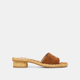 Dixi Brown Suede Sandals