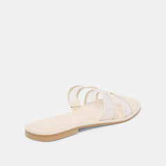 Flori Off White Mesh Sandals