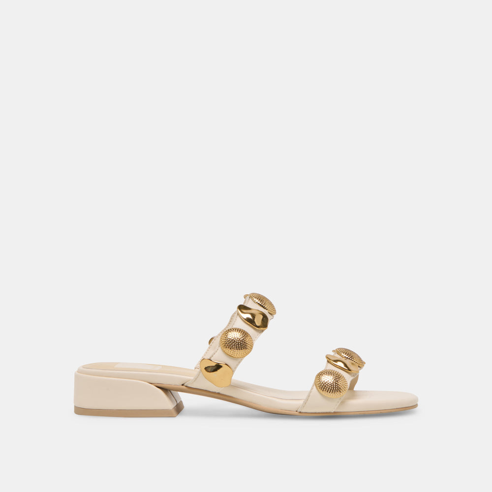 Farrow Creme Leather Sandals