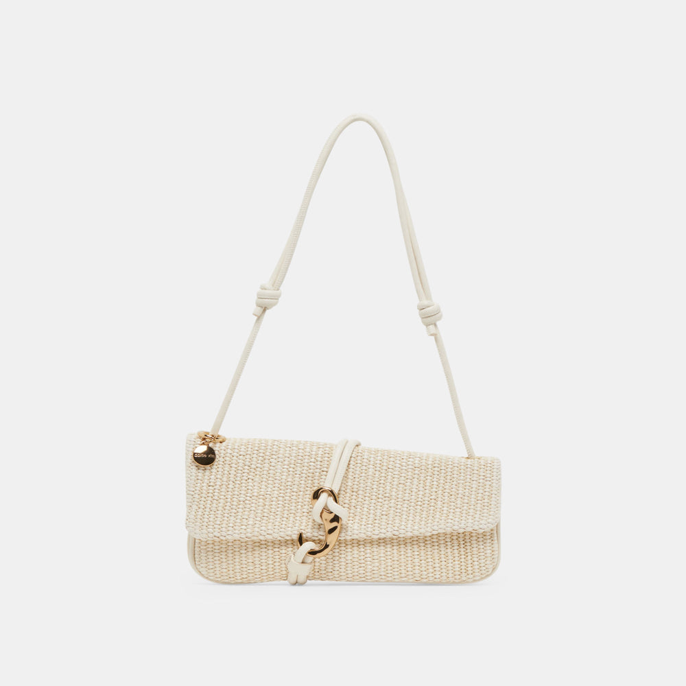 Alice Natural Raffia Shoulder Bag