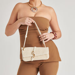 Alice Natural Raffia Shoulder Bag