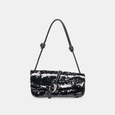 Alice Black Sequin Shoulder Bag