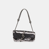 Alice Gunmetal Sequin Shoulder Bag