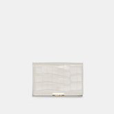 Mini-Me White Croco Stella Wallet