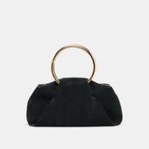Channing Black Suede Handbag
