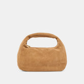Frankie Brown Suede Handbag