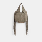 Nakoma Olive Suede Shoulder Bag