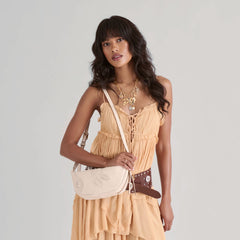 Lipari Creme Leather Crossbody