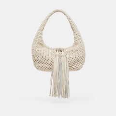 Zenia Bone Leather Handbag