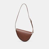 Sabine Brown Leather Shoulder Bag