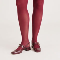 2-Pack Cherry Black Solid Tights