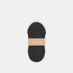 NO SHOW SOCKS 5 PACK TAN BLACK
