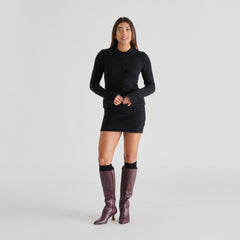 Knee High Black Socks