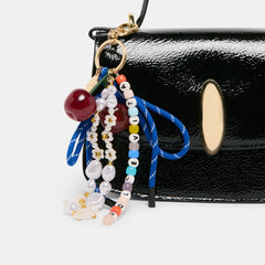 Dolce Vita Blue Multi Beaded Bag Charm