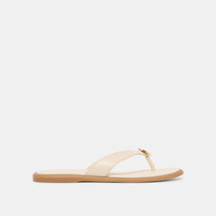 Jaina Bone Leather Sandals