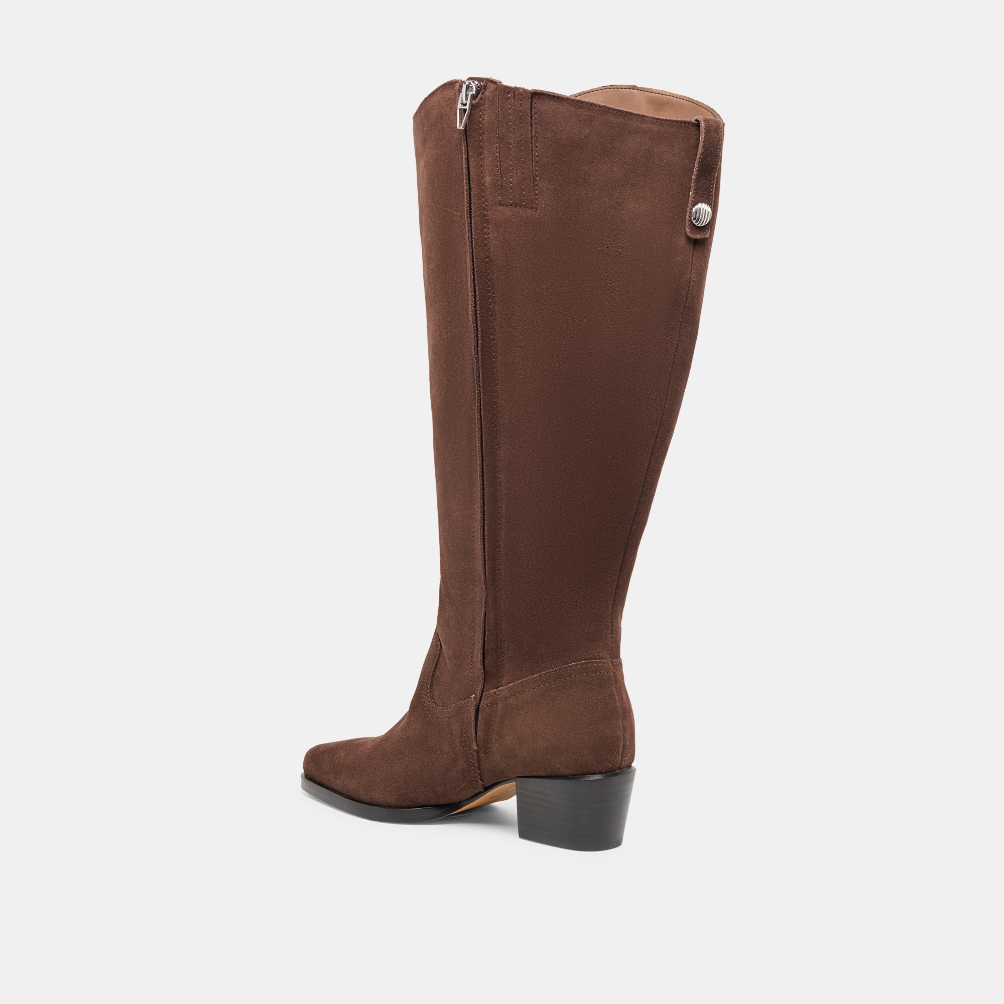 Virona H2O Waterproof Dk Brown Suede Extra Wide Calf Boots