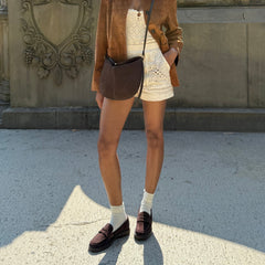 Tiggy Mahogany Suede Loafers