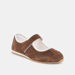 Sofya Dk Brown Suede Sneakers