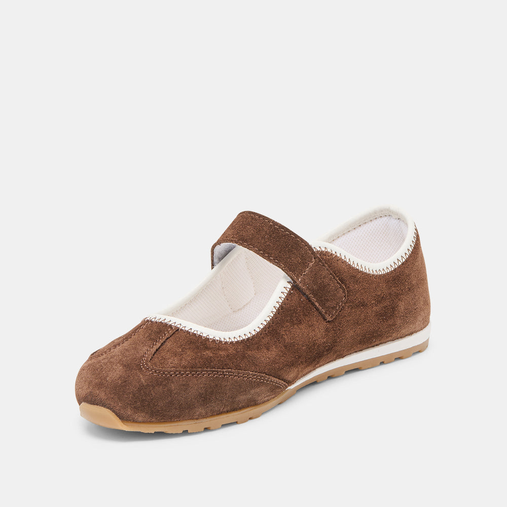 Sofya Dk Brown Suede Sneakers