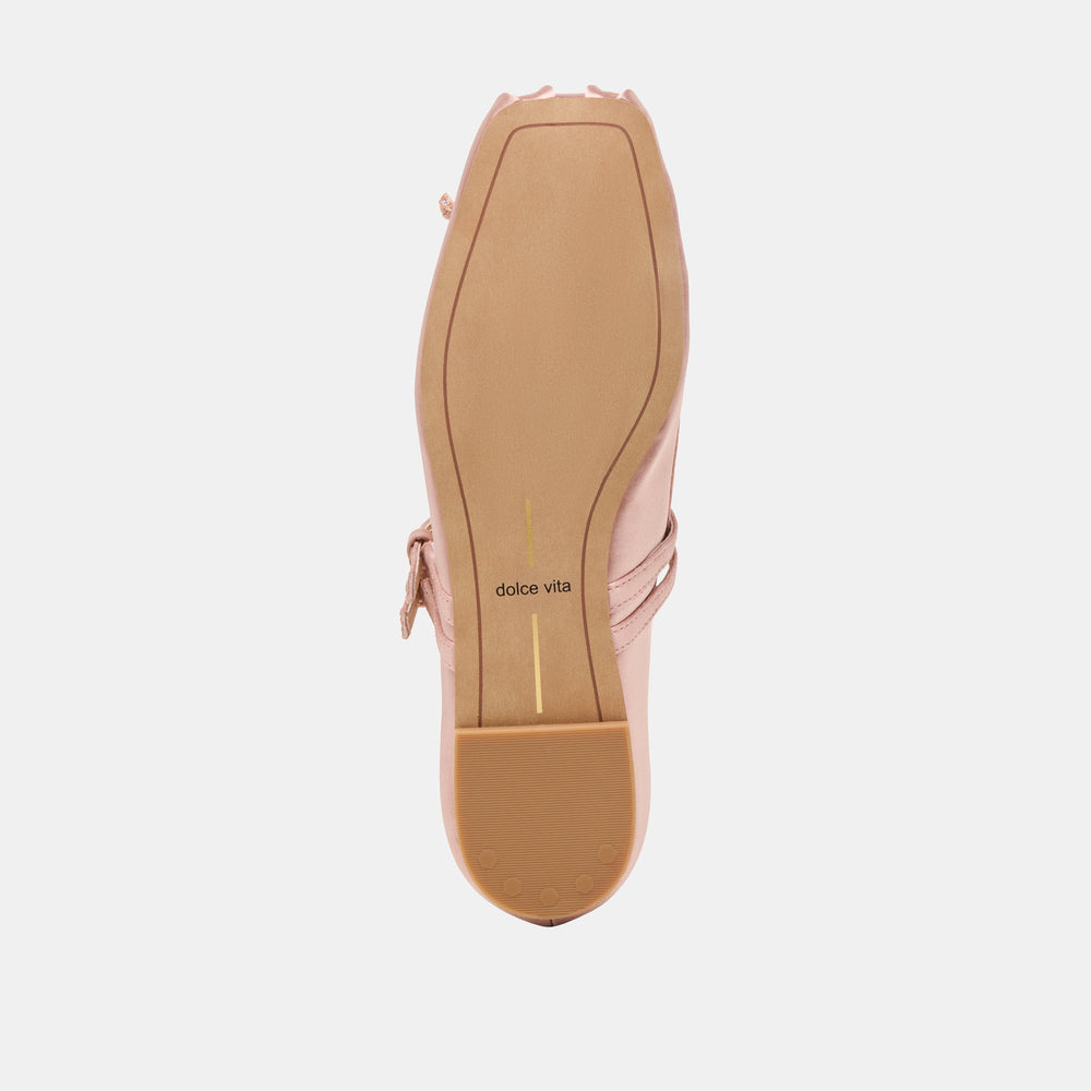 Gibsen Blush Satin Ballet Flats