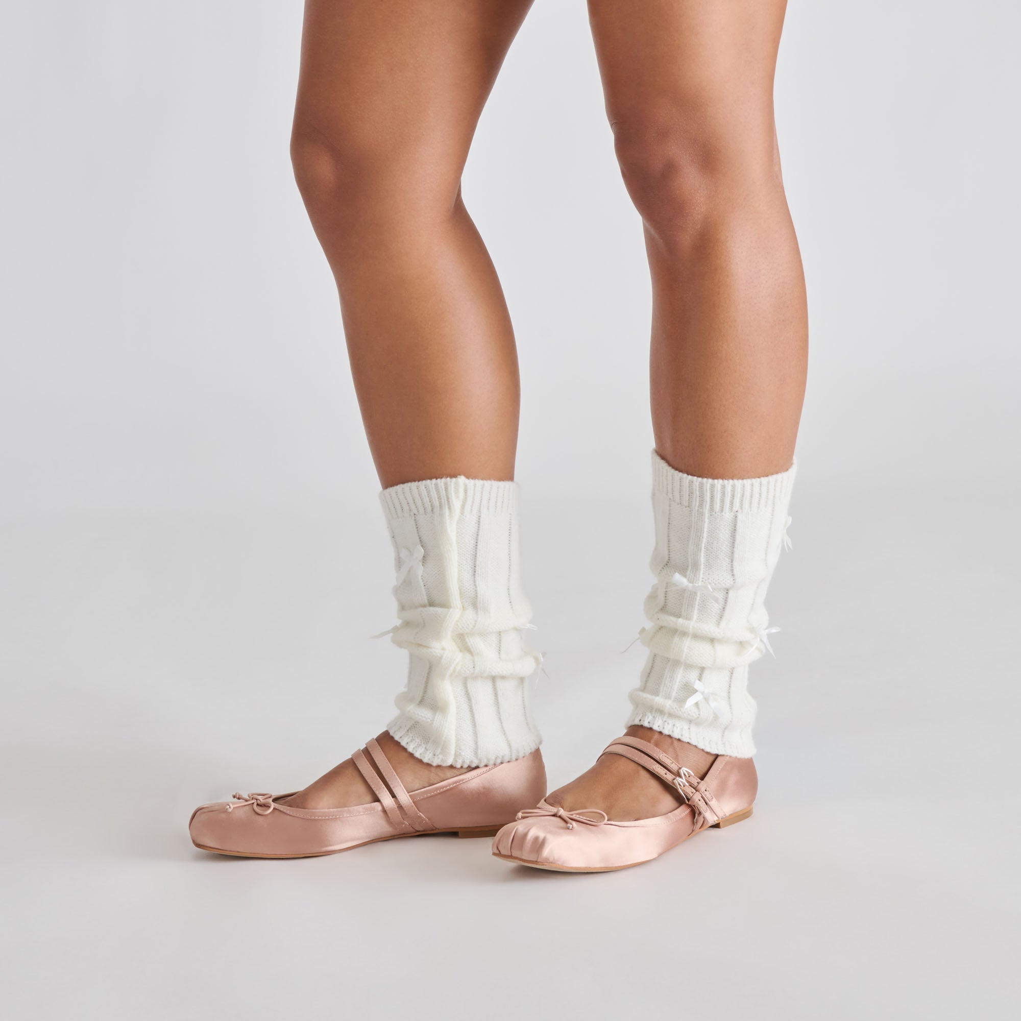 Gibsen Blush Satin Ballet Flats