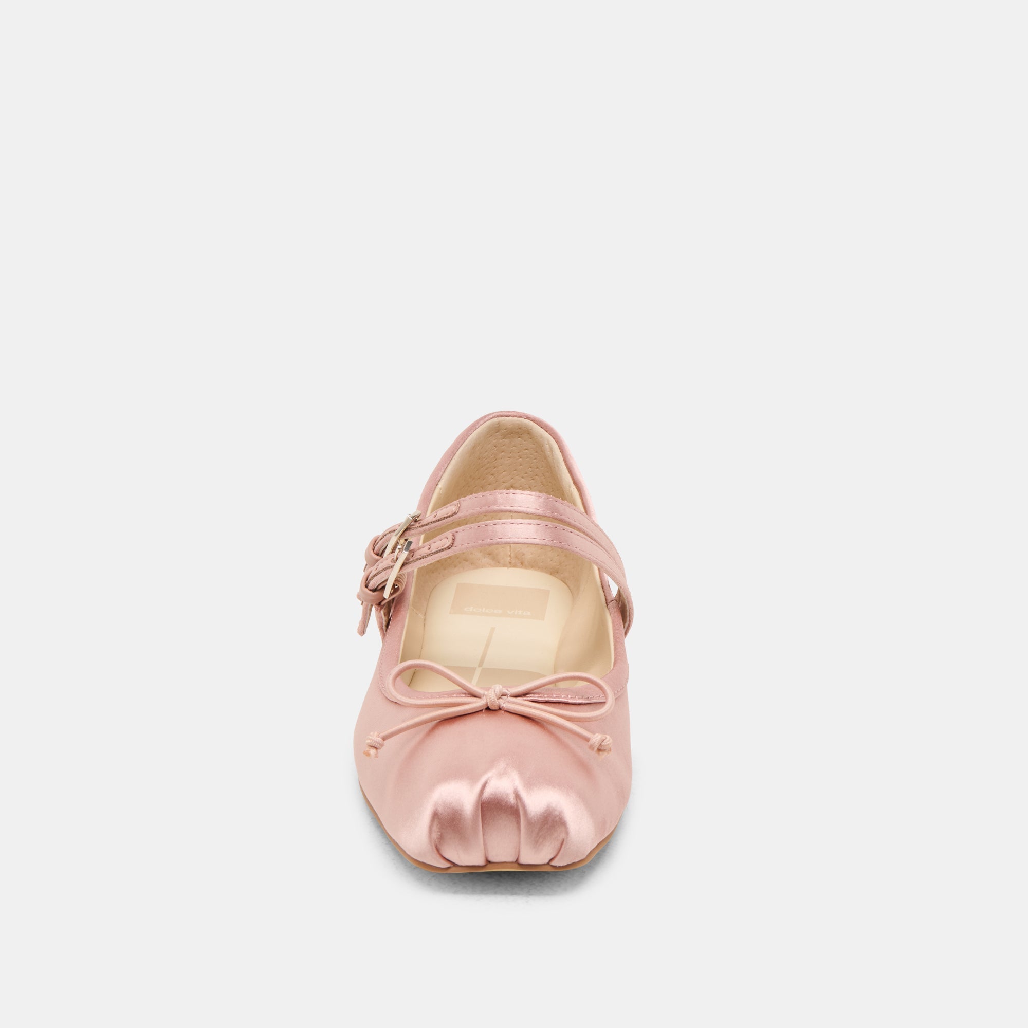 Gibsen Blush Satin Ballet Flats