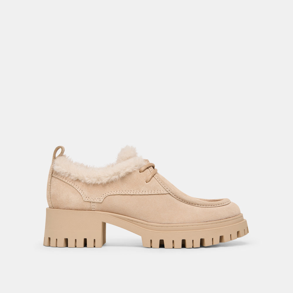 Milza Plush Dune Suede Loafers