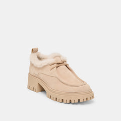 Milza Plush Dune Suede Loafers