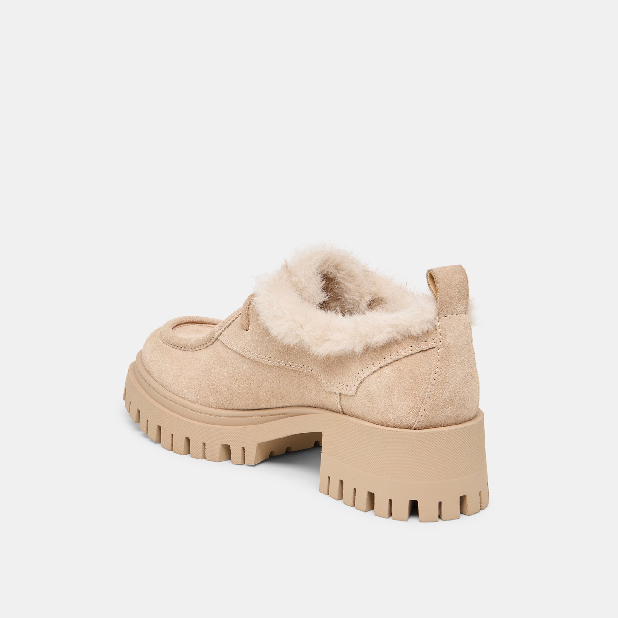 Milza Plush Dune Suede Loafers