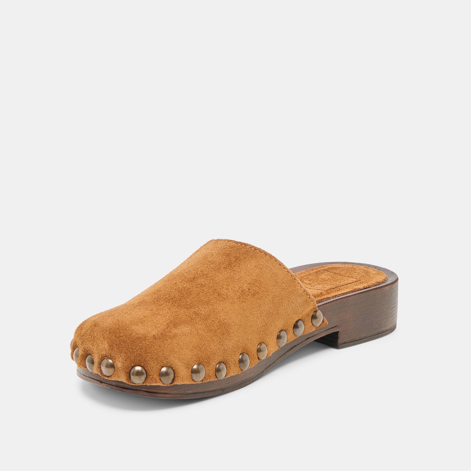 Alanis Chestnut Suede Flats