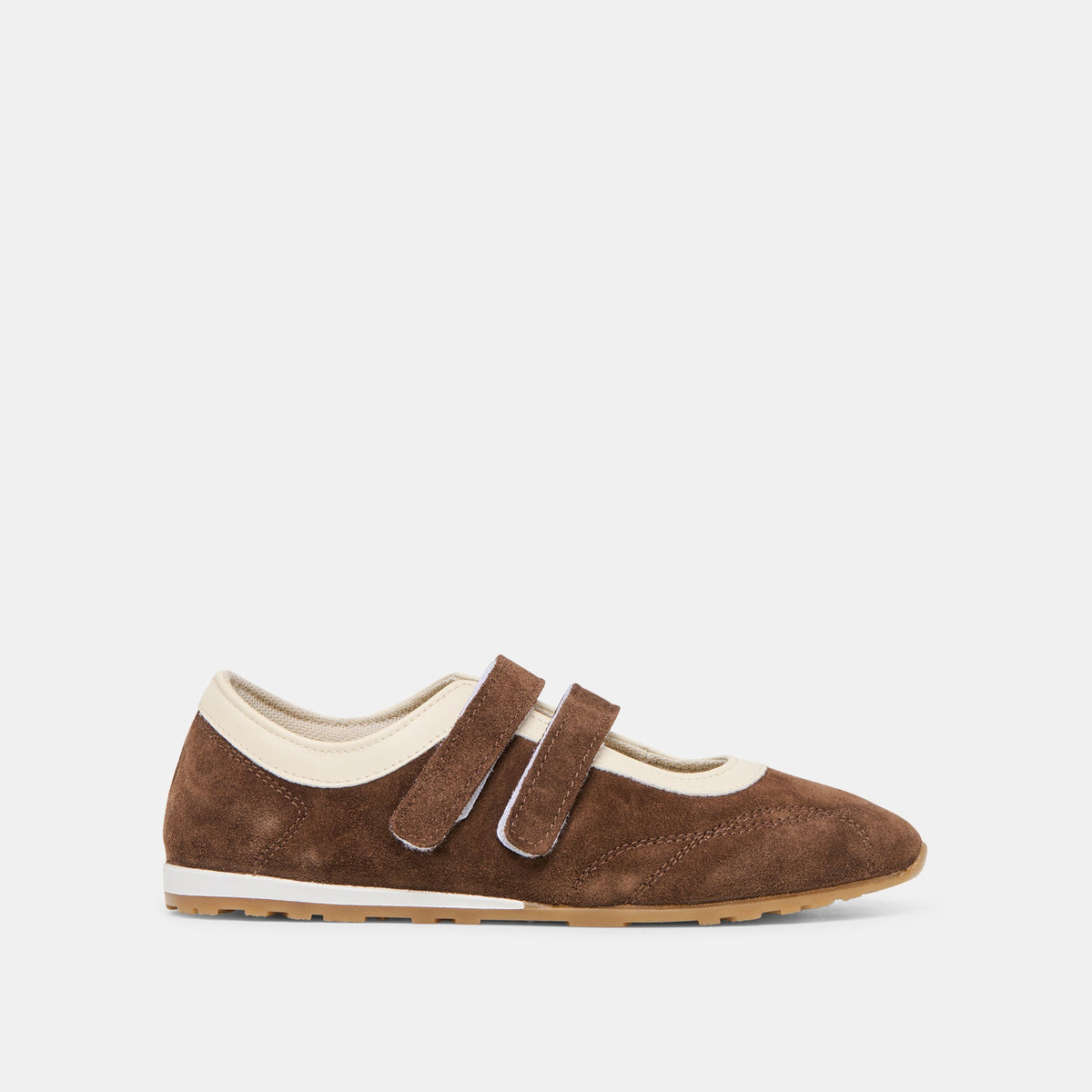 Swan Dk Brown Suede Sneakers
