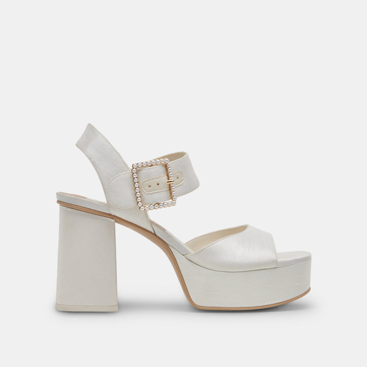 Bobby Pearl White Pearl Heels