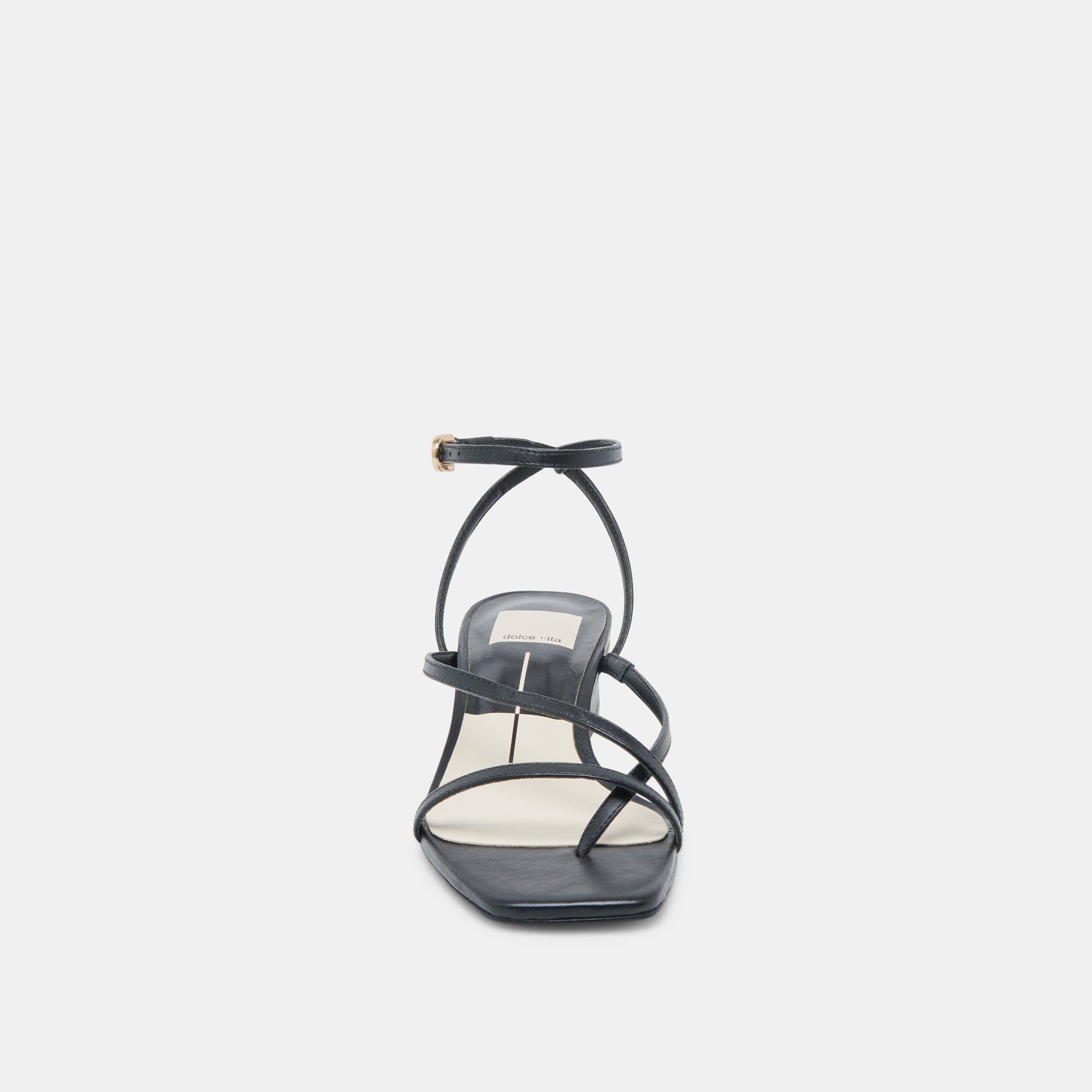 KARLOS SANDALS BLACK LEATHER