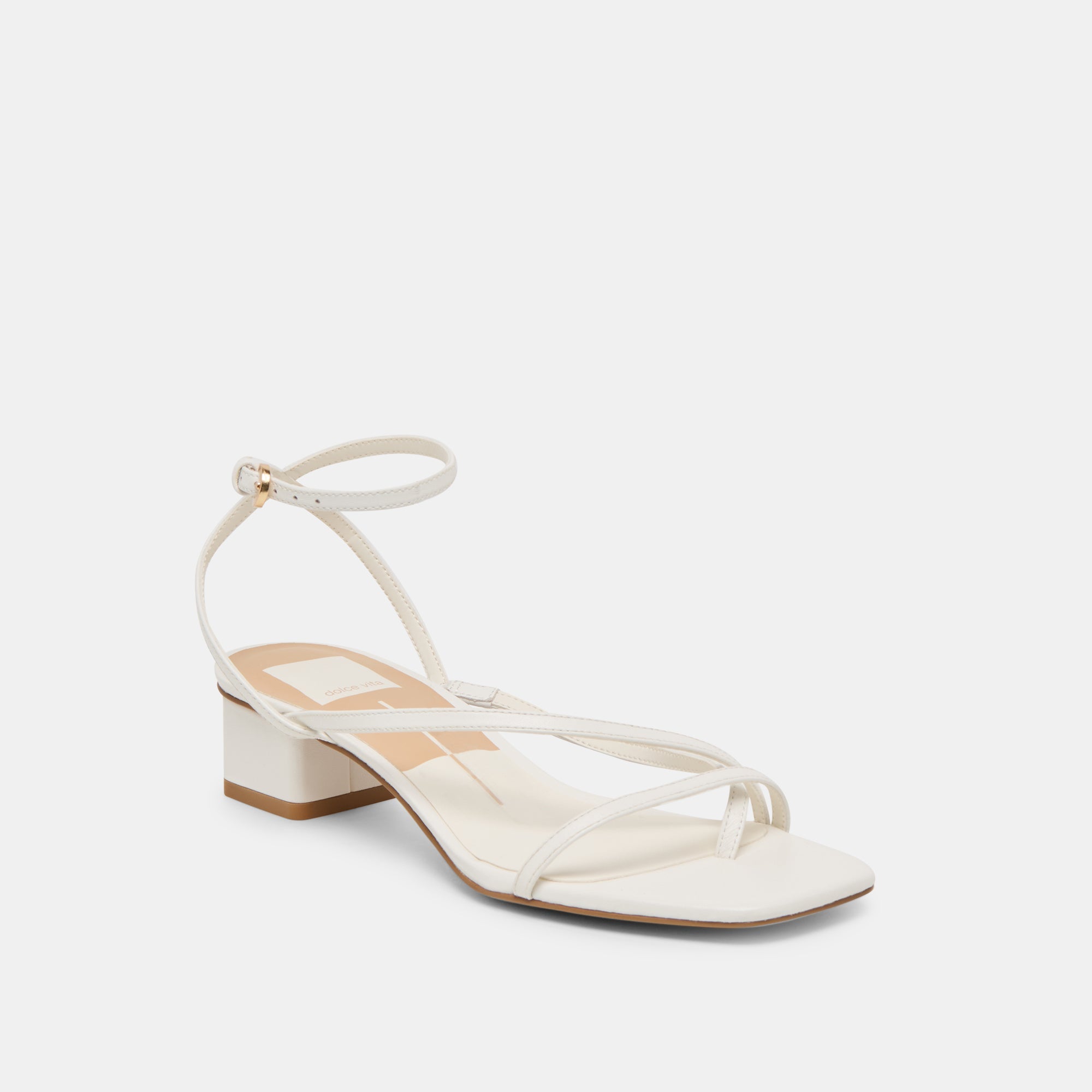 Karlos True White Leather Sandals