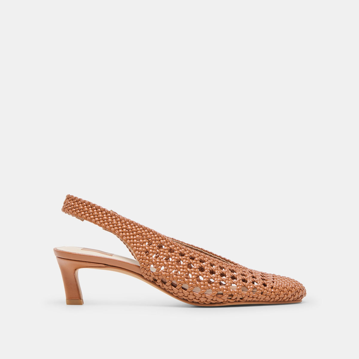 Fawne Saddle Woven Stella Heels