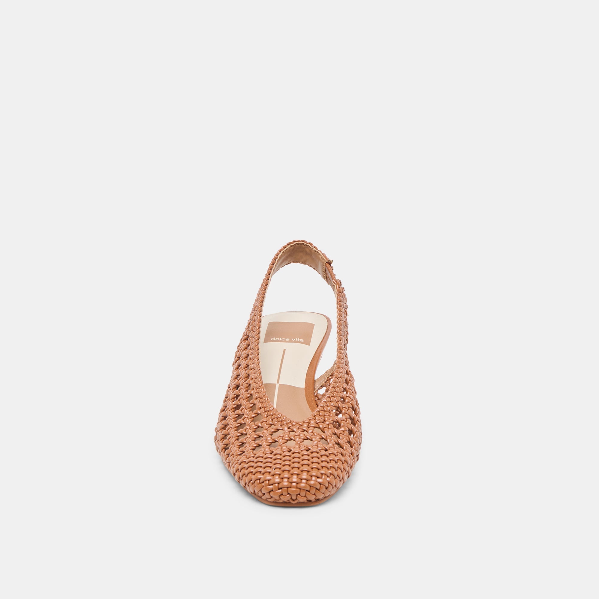 Fawne Saddle Woven Stella Heels