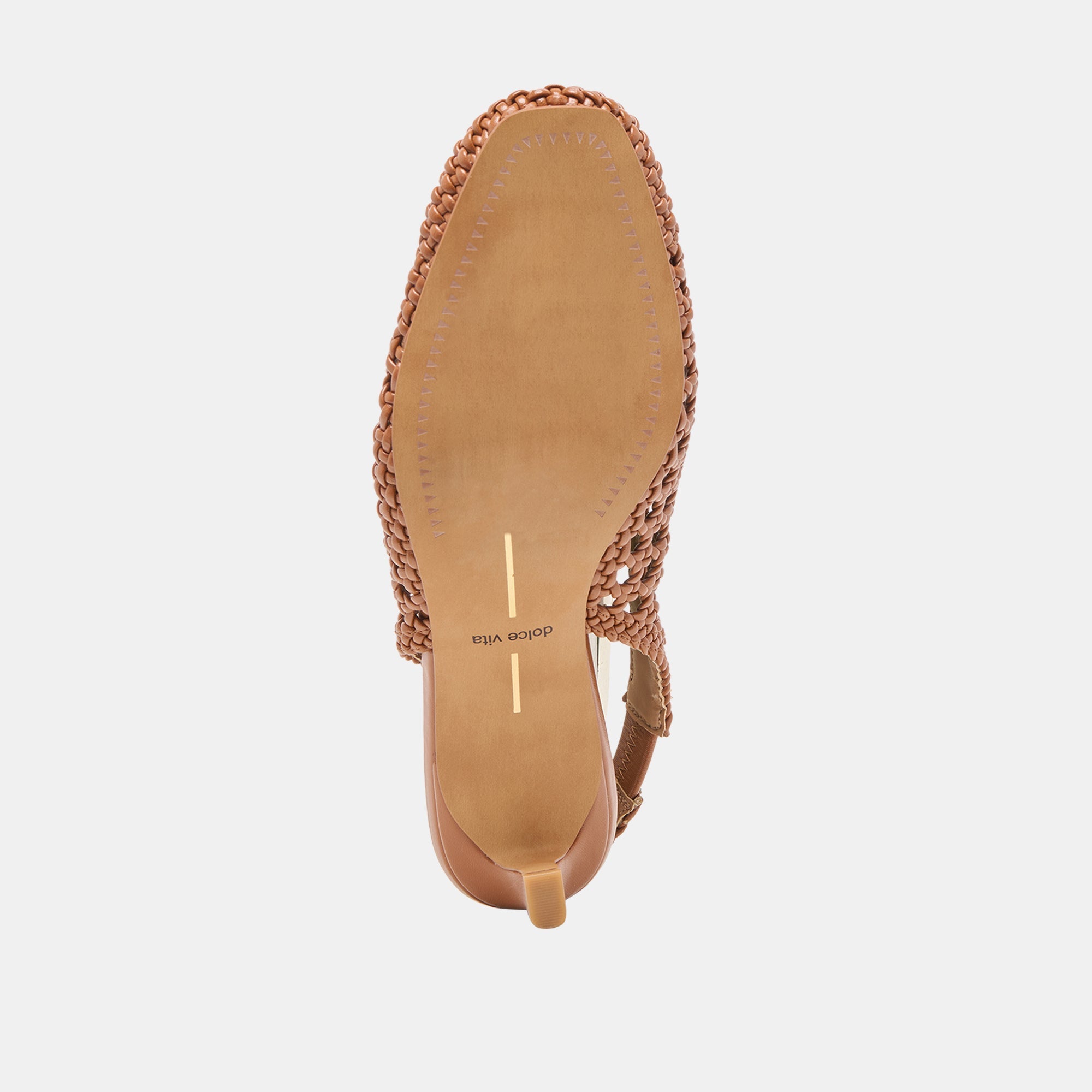 Fawne Saddle Woven Stella Heels
