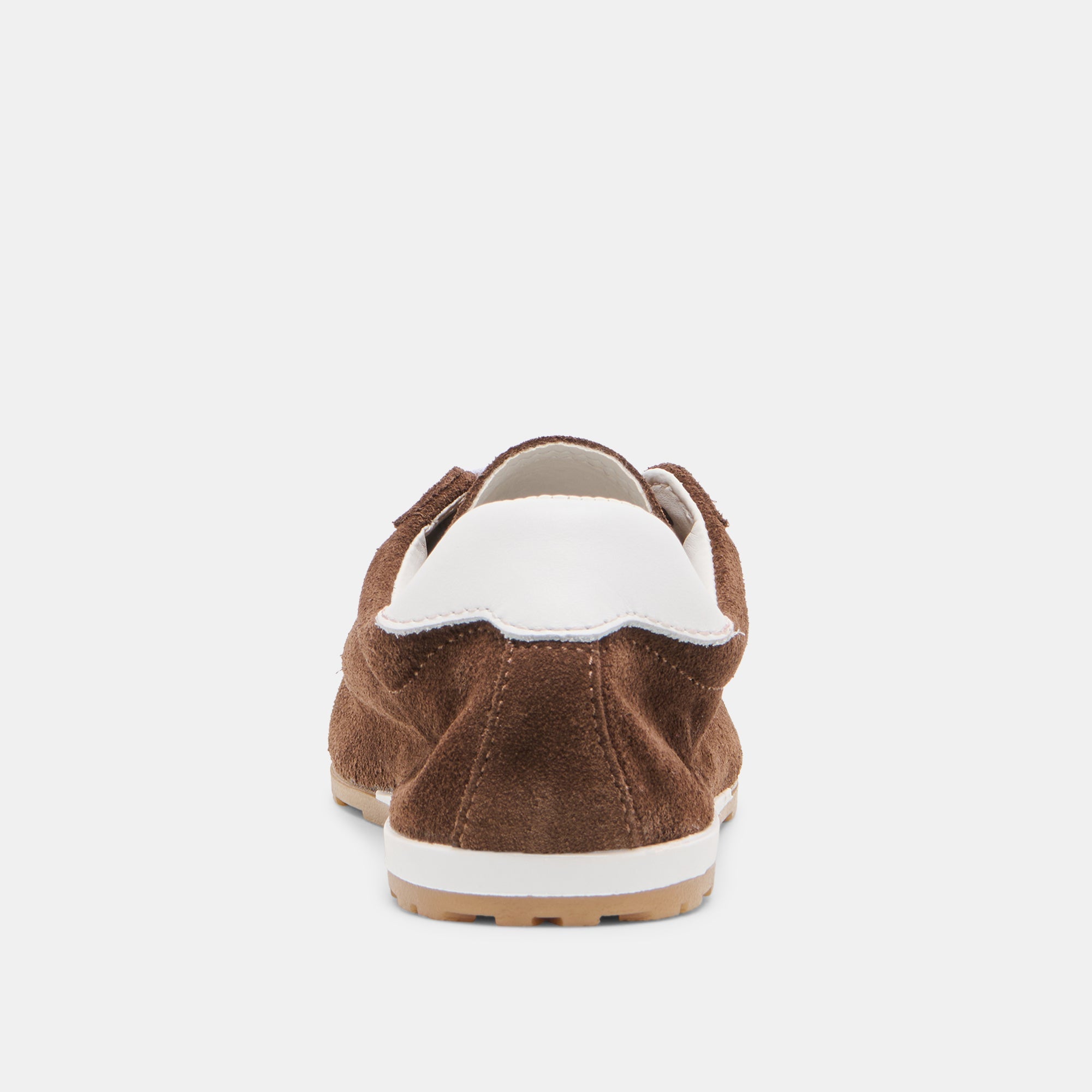 Serina Dk Brown Suede Sneakers