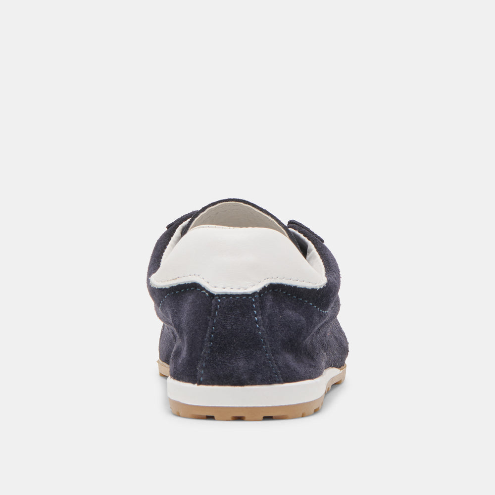 Serina Navy Suede Sneakers