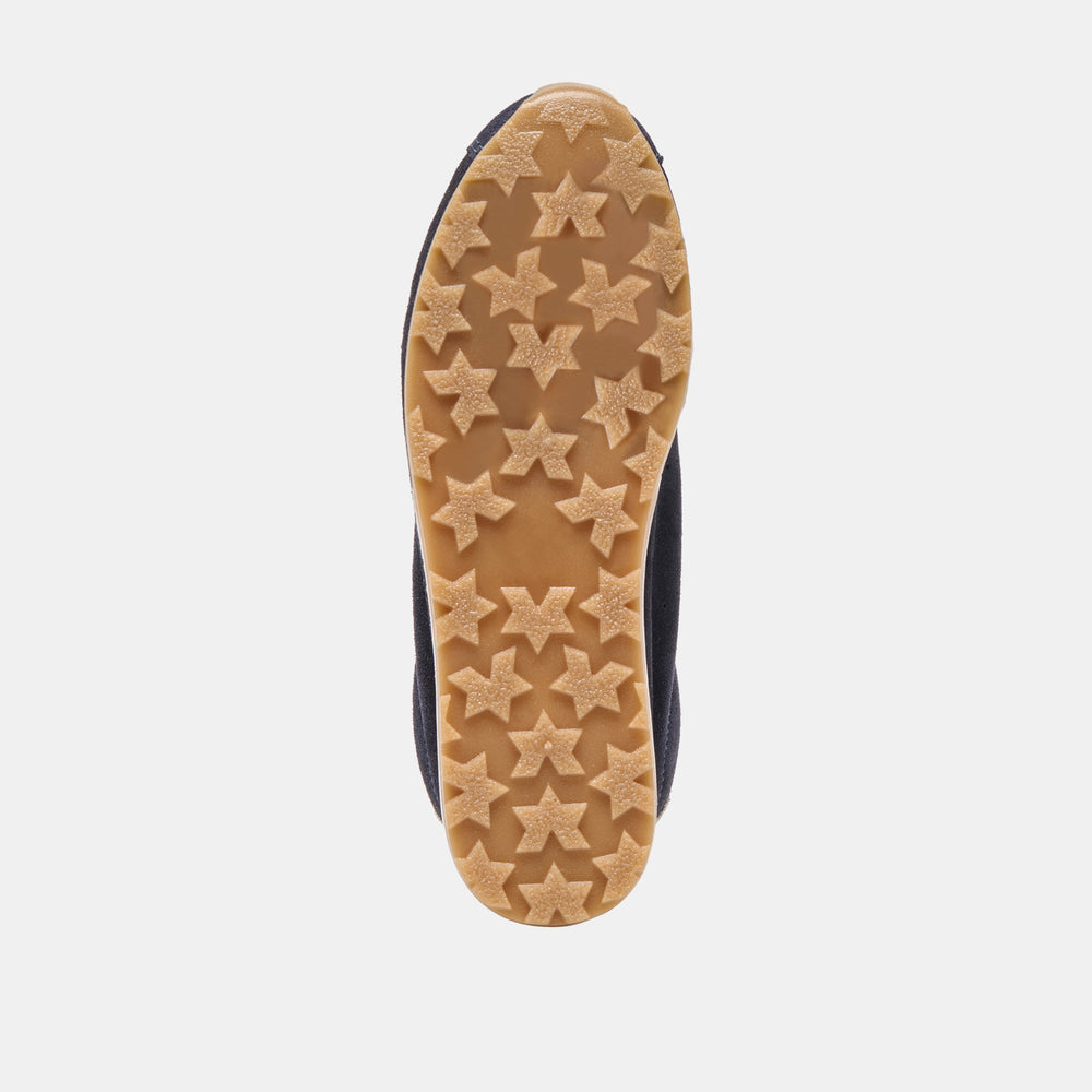 Serina Navy Suede Sneakers