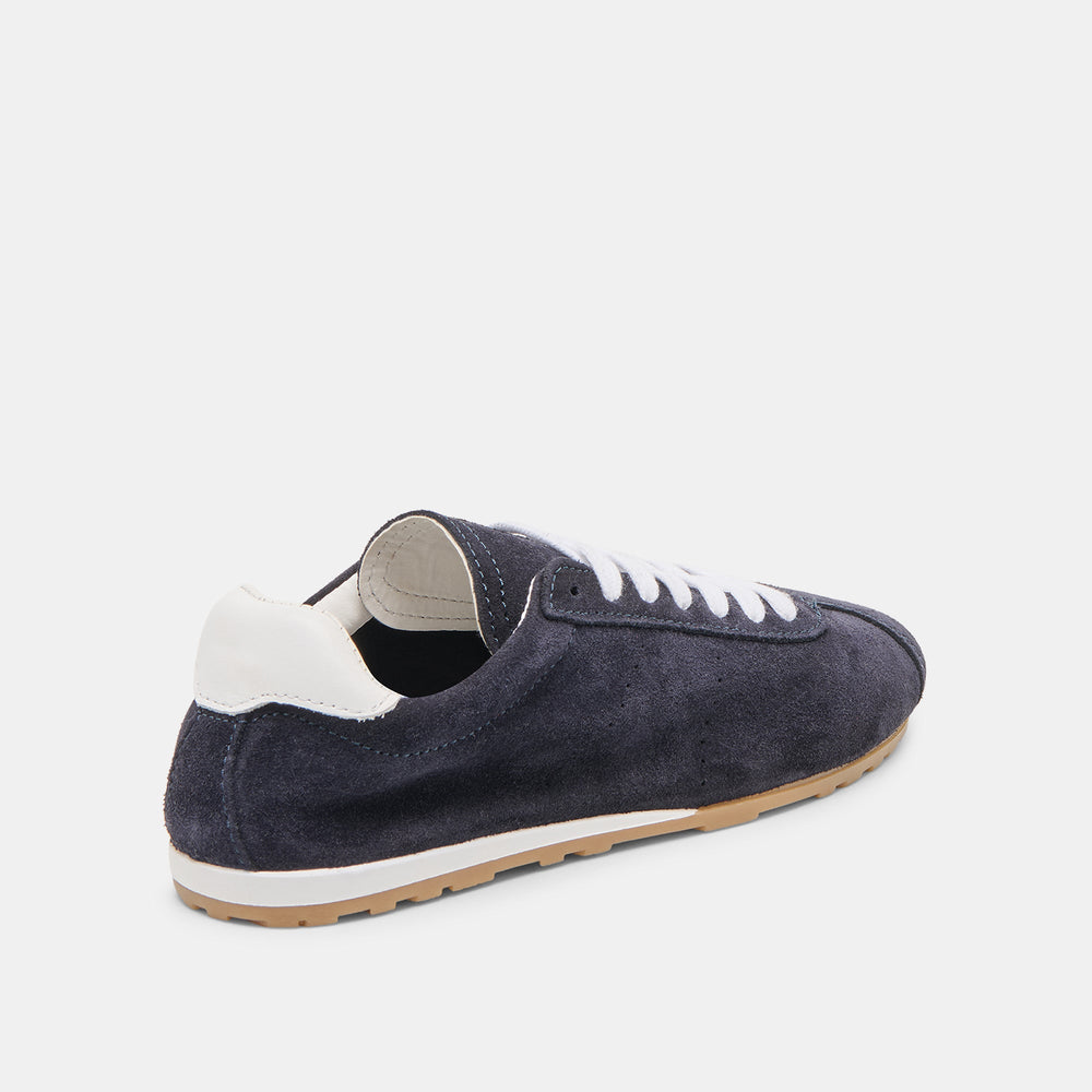 Serina Navy Suede Sneakers